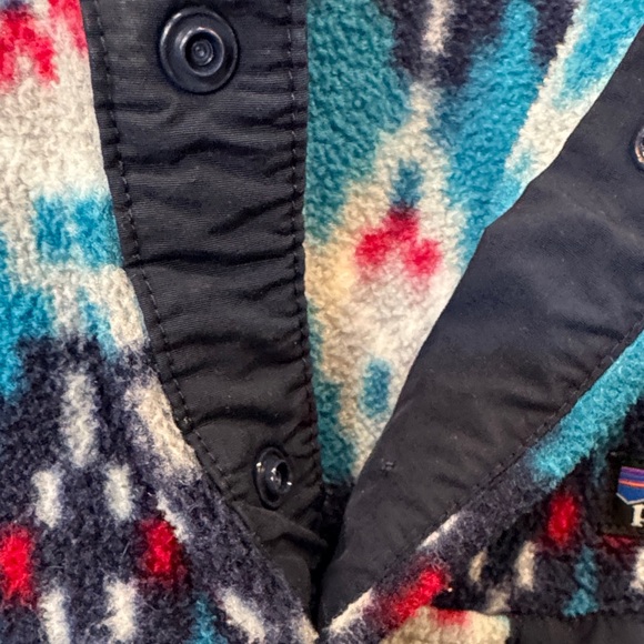 Patagonia Men's Multicolor Patterned Fleece Jacket - Picture 2 of 6